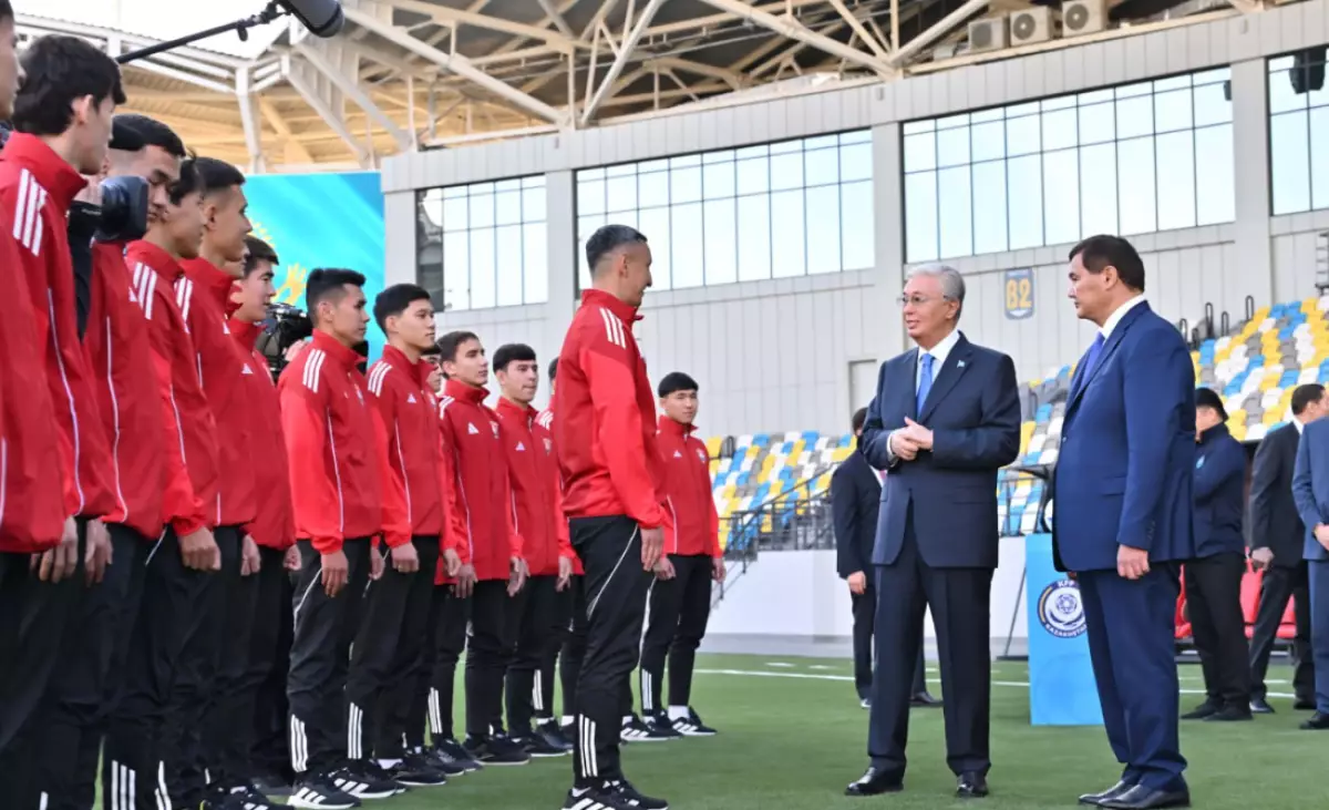Президент Қызылорда қаласындағы орталық стадионға барды
