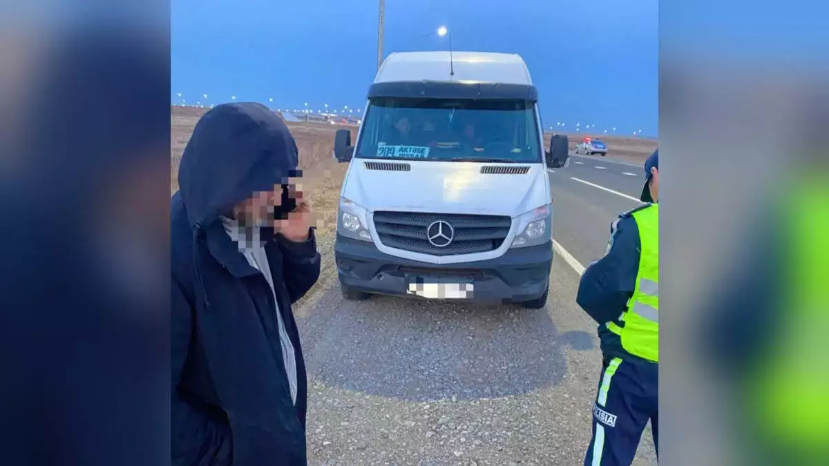 Водитель без прав осуществлял пассажирские перевозки в Актюбинской области