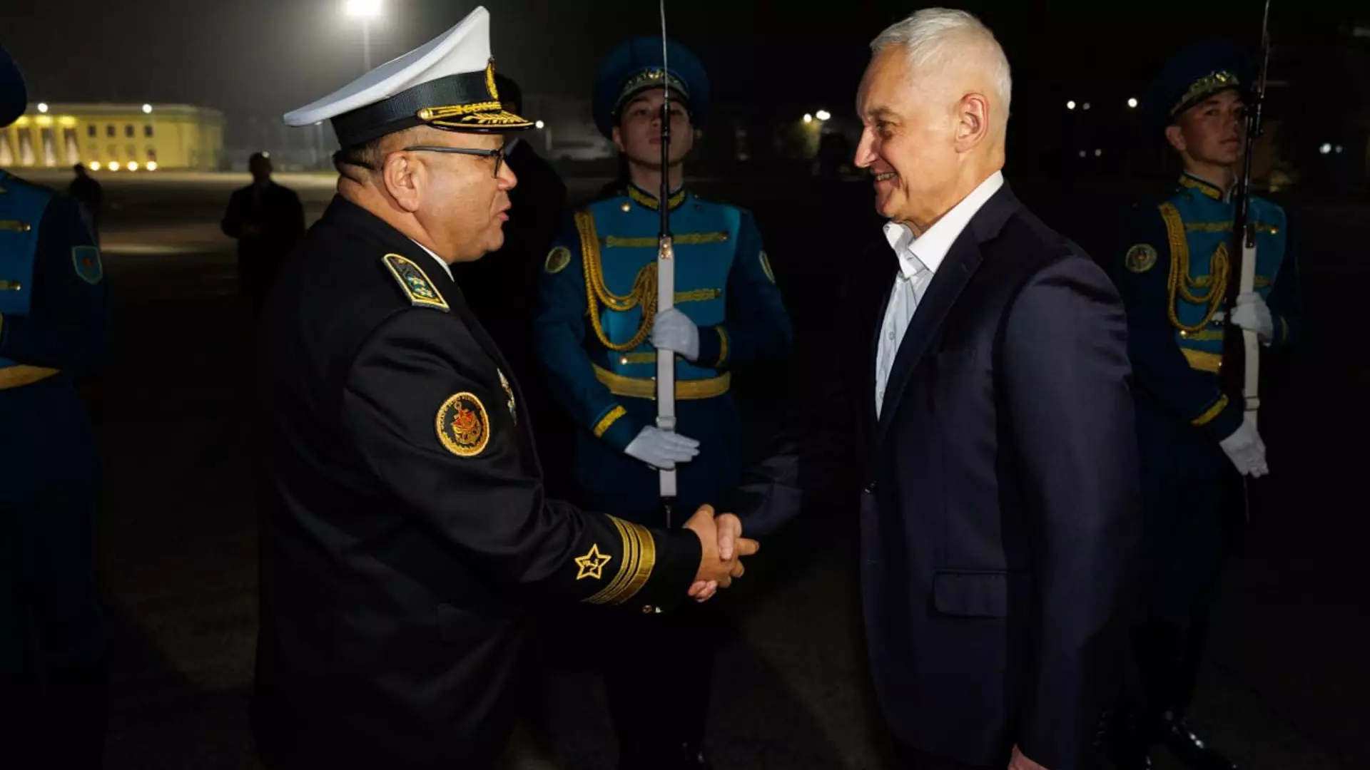 Глава Минобороны РФ Белоусов прибыл в Казахстан с рабочим визитом.