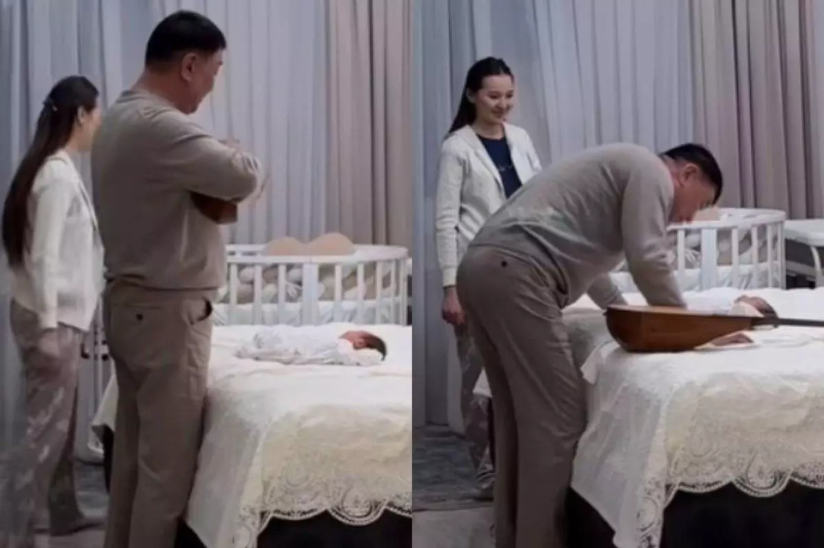 «Жұлдыздың қызына неге бармайсыз?»: Қайрат Нұртастың әкесі Заңғардың ұлына терме шырқап берді