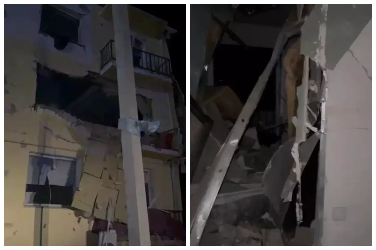 Түркістан облысында газ жарылып, 3 қабатты үйді тас-талқан етті