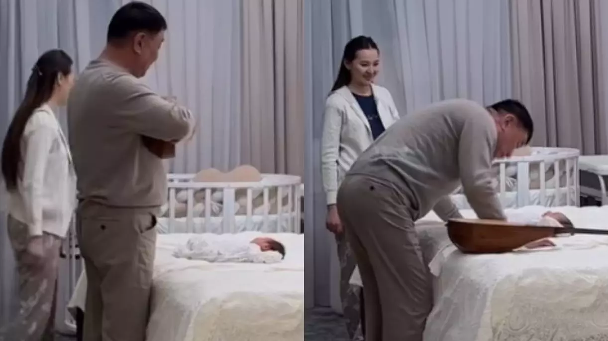 "Қайын ата келінінің бөлмесіне кірмейді": Нұртас Айдарбековтің әрекеті желіні шулатты (ВИДЕО)