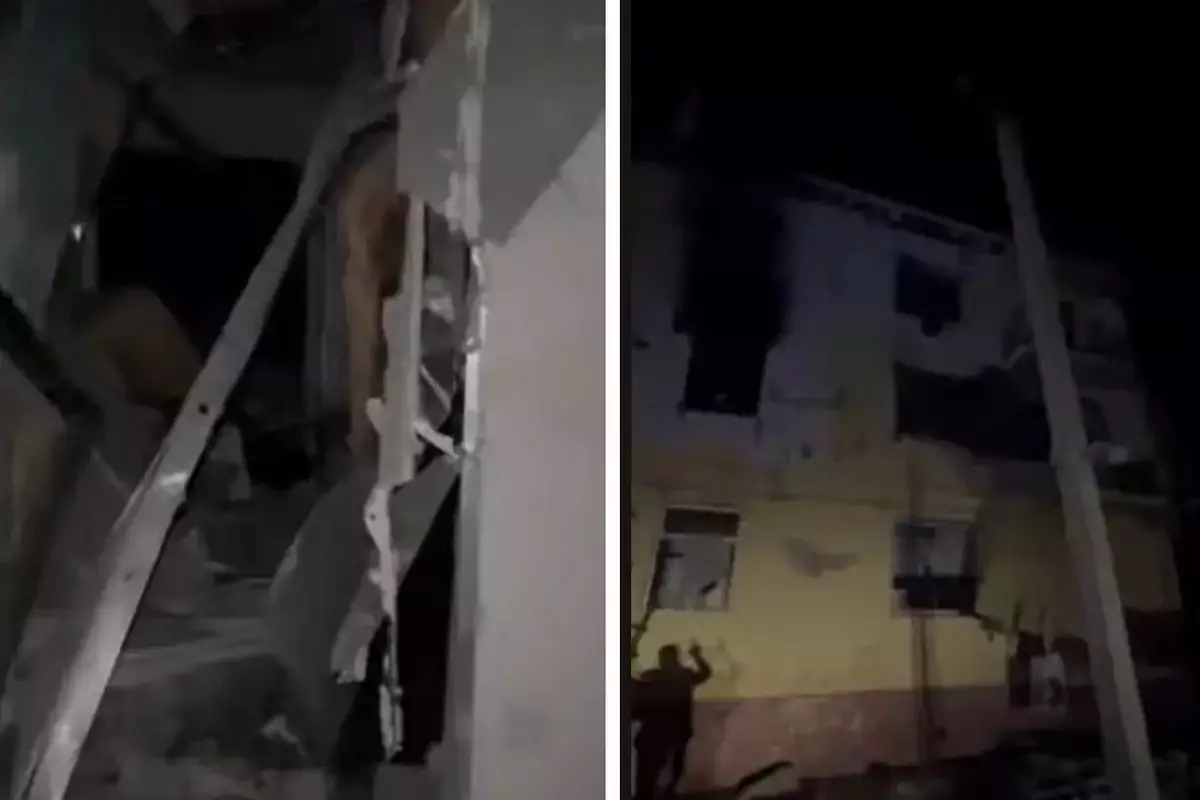 Отырарда жойқын жарылыс болды: үш қабатты ғимараттың жартысы опырылып кеткен (ВИДЕО)