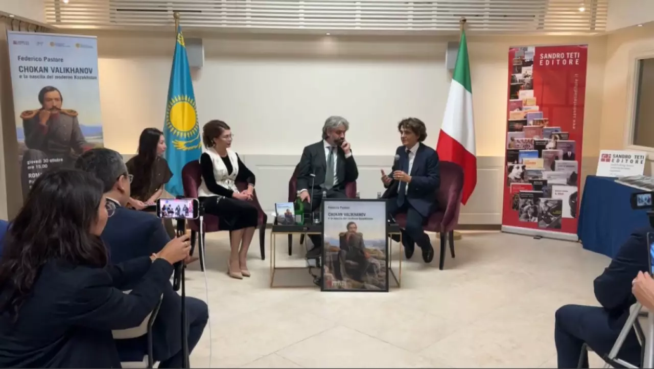 Книгу о Шокане Уалиханове презентовали в Риме