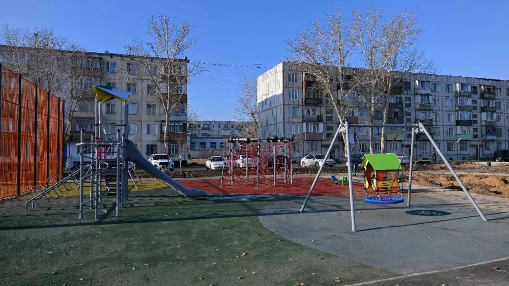 В Семее строят новые пространства для отдыха и спорта