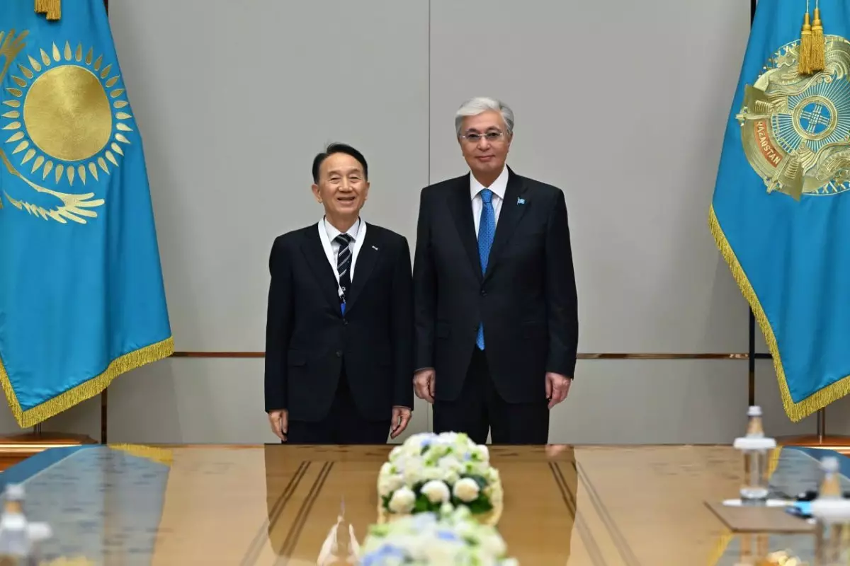 Тоқаев Woosong білім беру қоры қамқоршылар кеңесінің төрағасын қабылдады