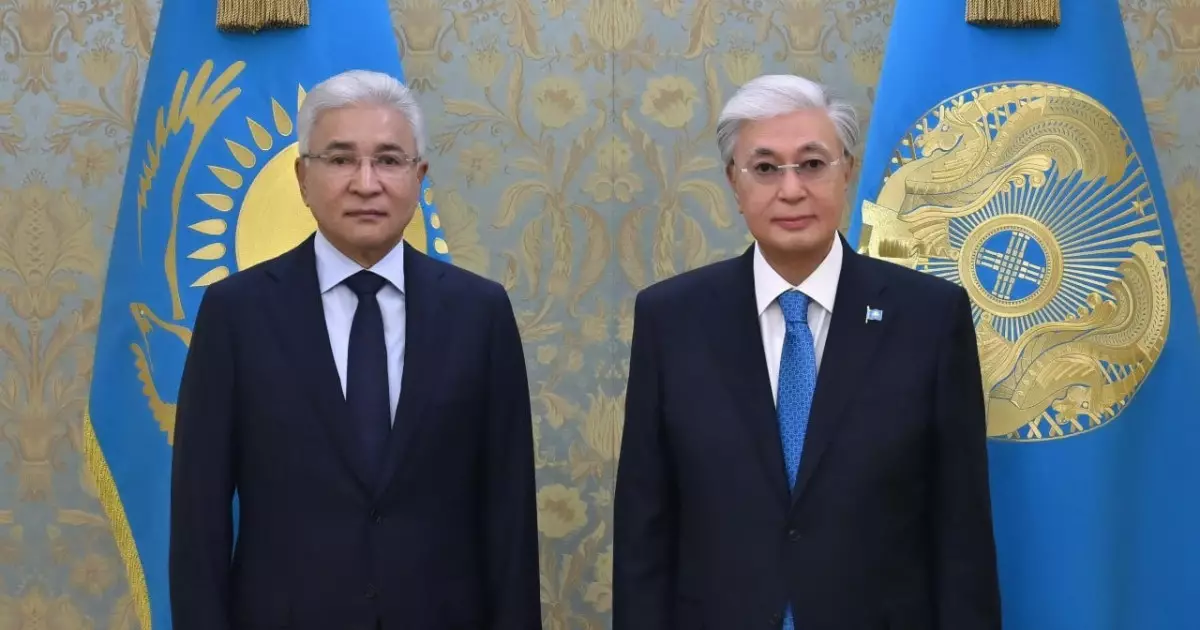   Президент ҰҚШҰ Бас хатшысы Иманғали Тасмағамбетовпен кездесті   