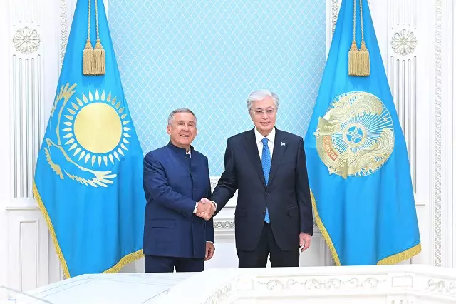 Минниханов обсудил с Токаевым проекты между Татарстаном и Казахстаном.