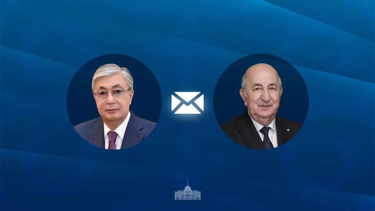 Мемлекет басшысы Алжир президентіне құттықтау жеделхатын жолдады