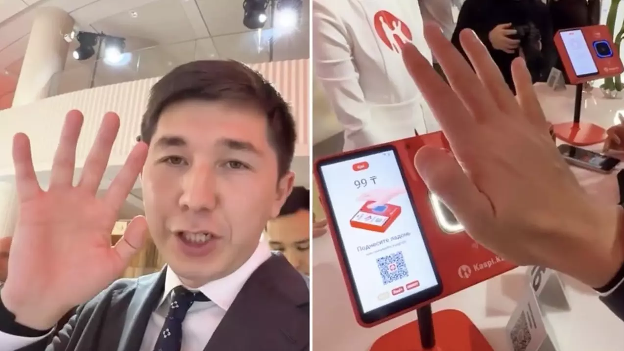 Kaspi.kz жаңа функциясын таныстырды: енді төлемді алақанмен жасауға болады (ВИДЕО)