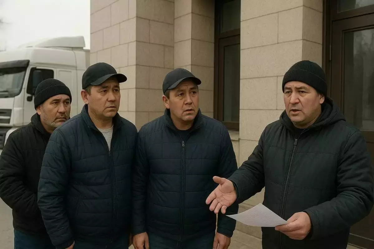 "Бізді екі жылға бұғаттады": қазақстандық жүк көлік жүргізушілері жұмыссыз қалды