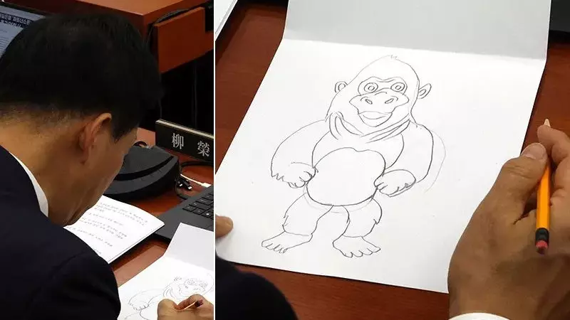 Парламент отырысында мешіннің суретін салған депутат желіні шулатты