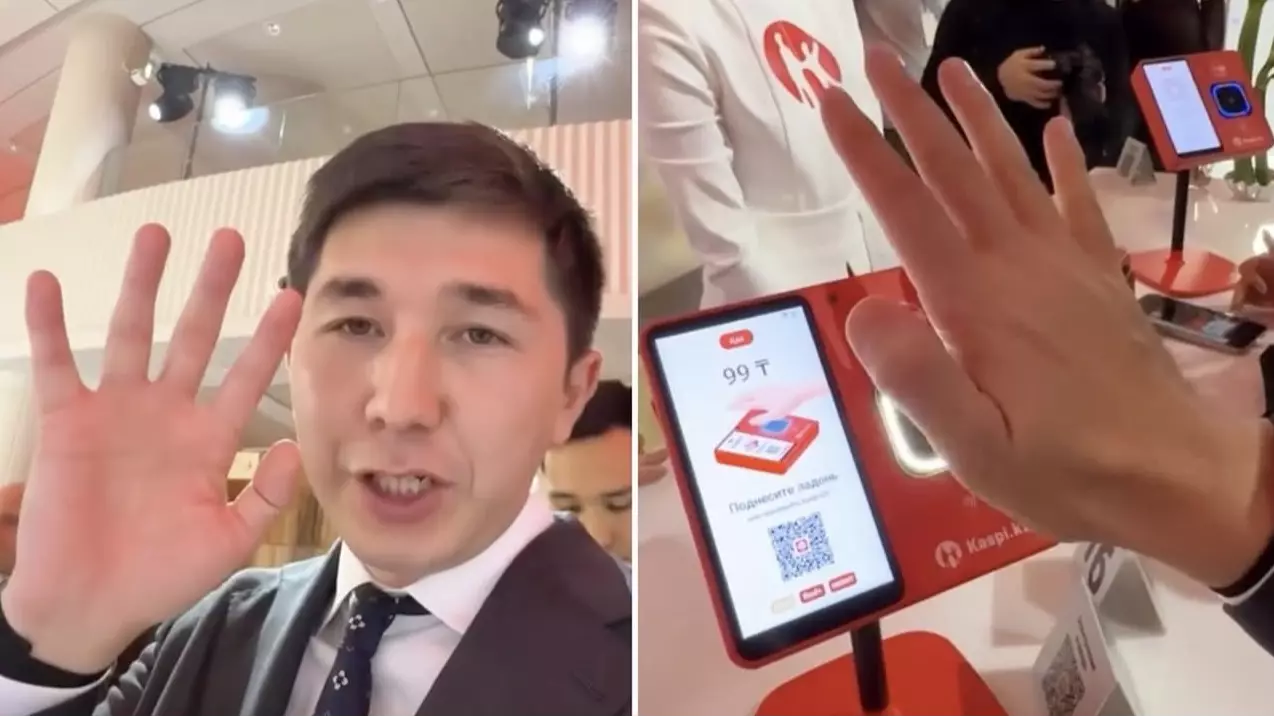Kaspi.kz жаңа функциясын таныстырды: енді төлемді алақанмен жасауға болады 
