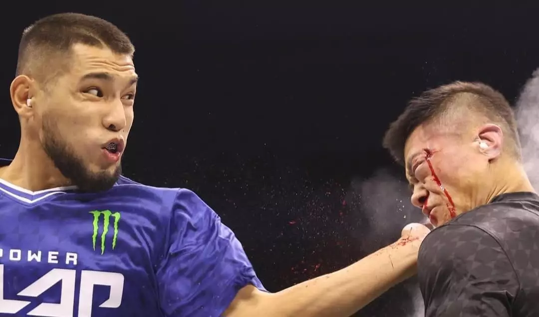 Қазақстандық спортшы UFC президентінің лигасында шапалақпен ауыр нокаут тіркеді