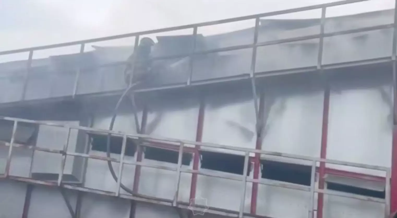 Семена подсолнечника загорелись на территории предприятия в ВКО