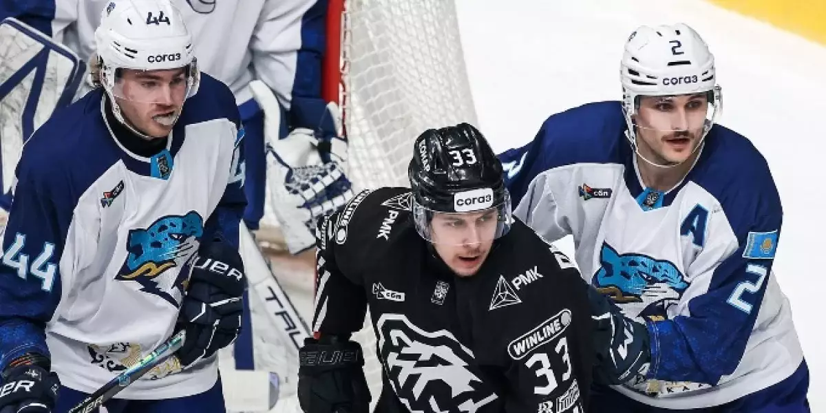 «Барыс» потерпел третье подряд поражение в КХЛ