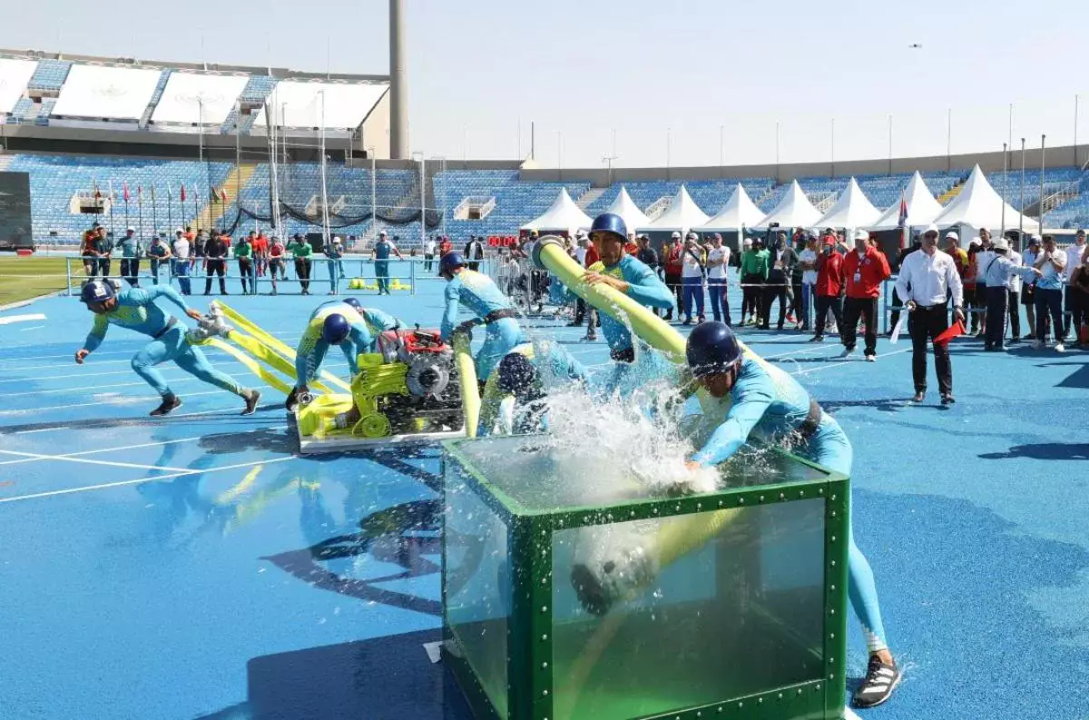 Команда МЧС Казахстана вошла в пятерку сильнейших на ЧМ в Саудовской Аравии