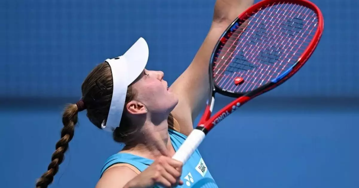  Елена Рыбакина WTA Finals турнирін жеңіспен бастады 