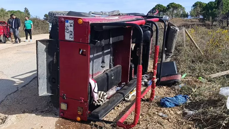 Түркияда сафари кезінде туристердің көлігі аударылып қалды