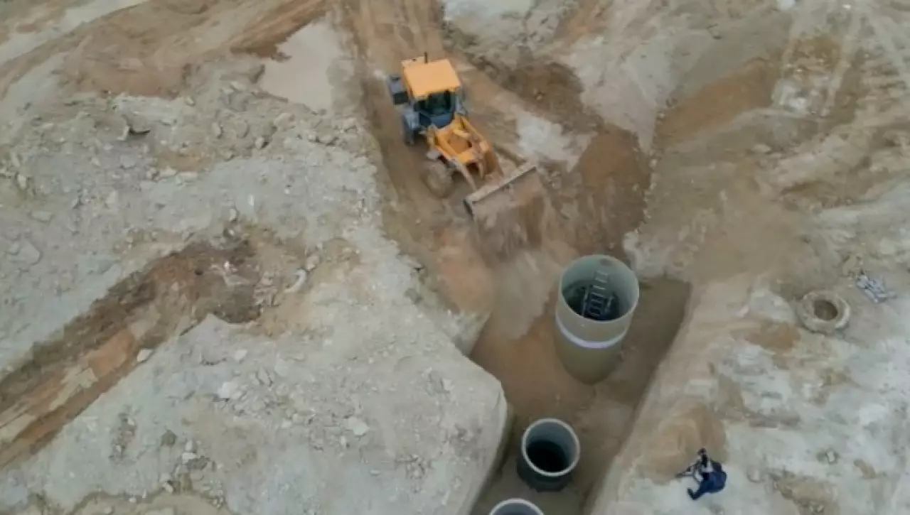 Централизованную канализацию прокладывают в Мунайлинском районе