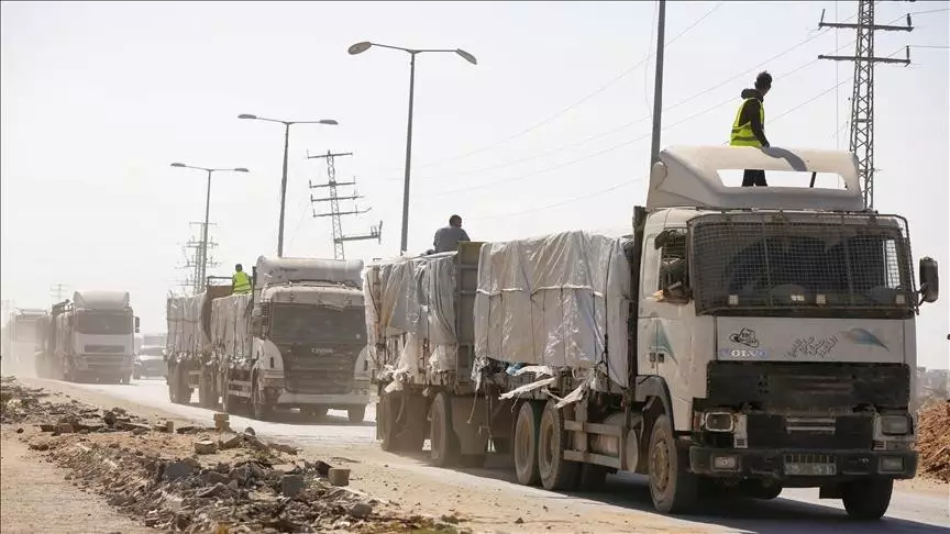 Газаға гуманитарлық көмек жеткізетін көліктердің тек 24%-ы ғана кірген