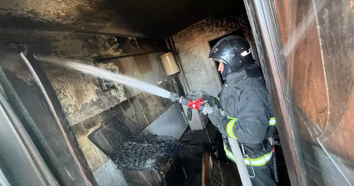   Жамбыл облысындағы көпқабатты үйден өрт шықты   