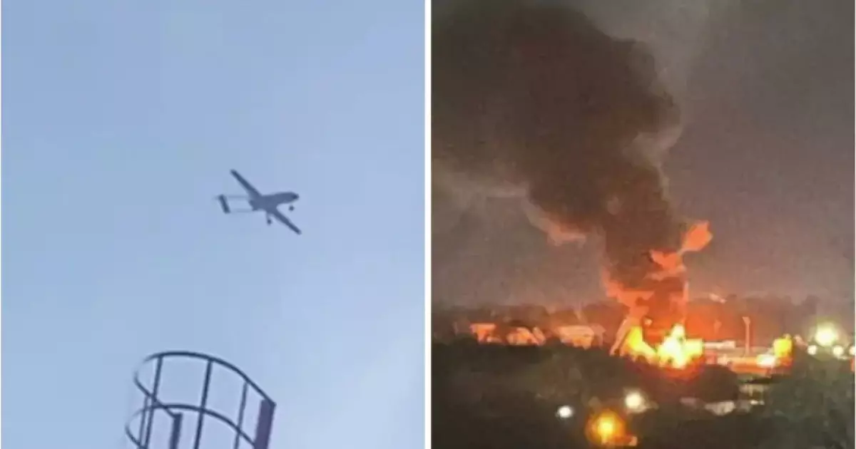   Украина дрондары шекарадан 950 шақырым жердегі Ресейдің мұнай терминалын шабуылдады   