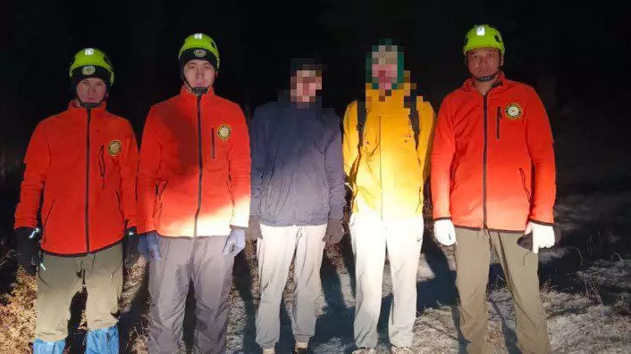 Алматы тауларында екі жасөспірім құтқарылды