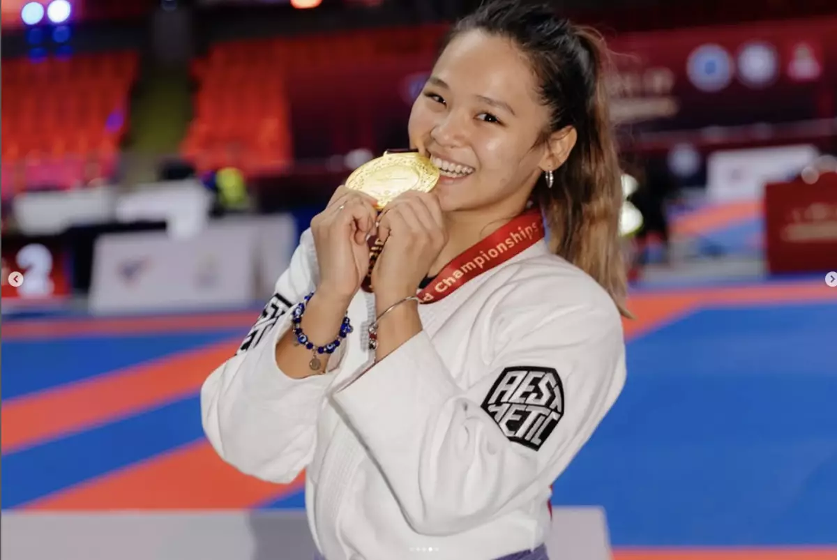 Казахстанка завоевала золото на чемпионате мира по джиу-джитсу в Таиланде