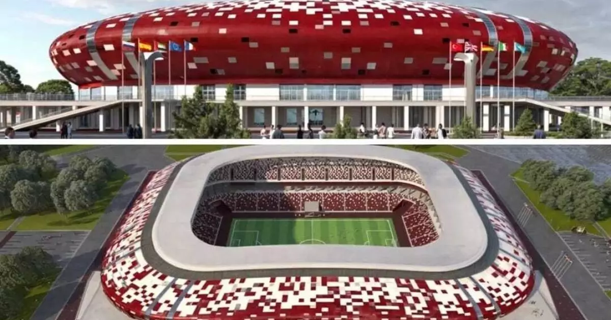  Ақтөбе облысында 35 мың адам сиятын стадион салынып жатыр 