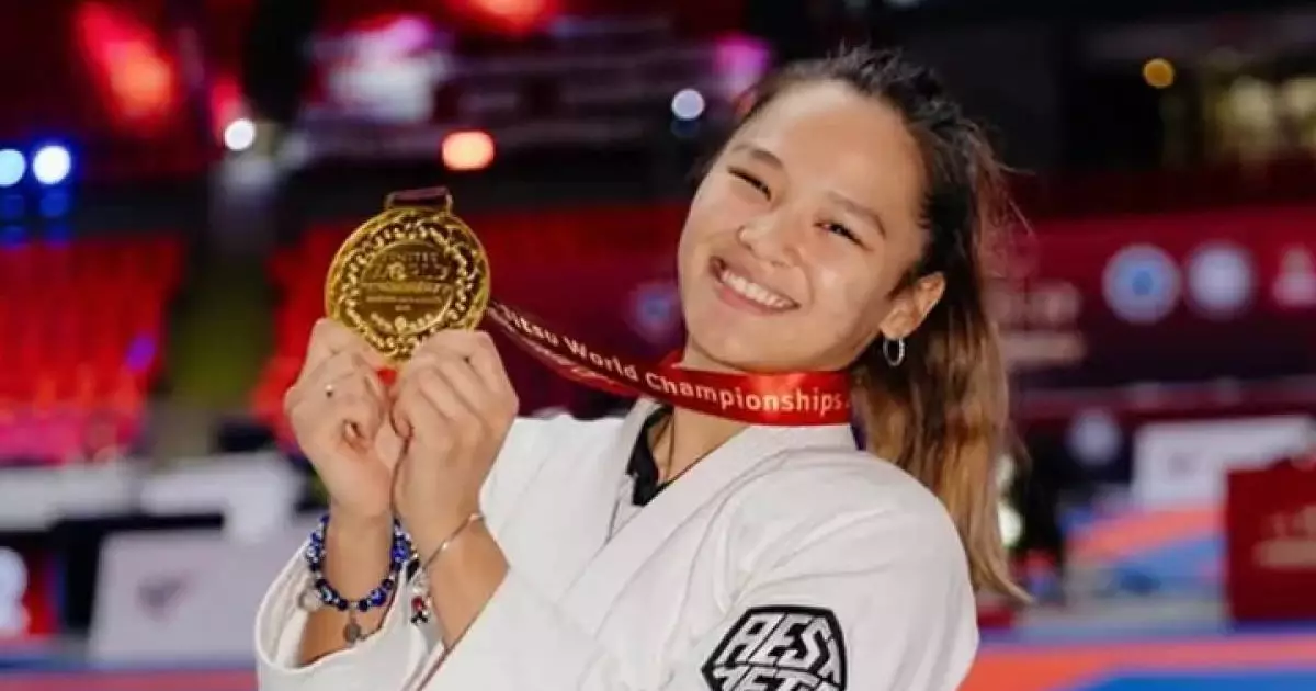  Жібек Құлымбетова джиу-джитсудан әлем чемпионы атанды 