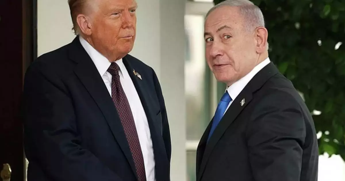  Трамп Нетаньяху Палестинаны мойындауға келіседі деп санайды 