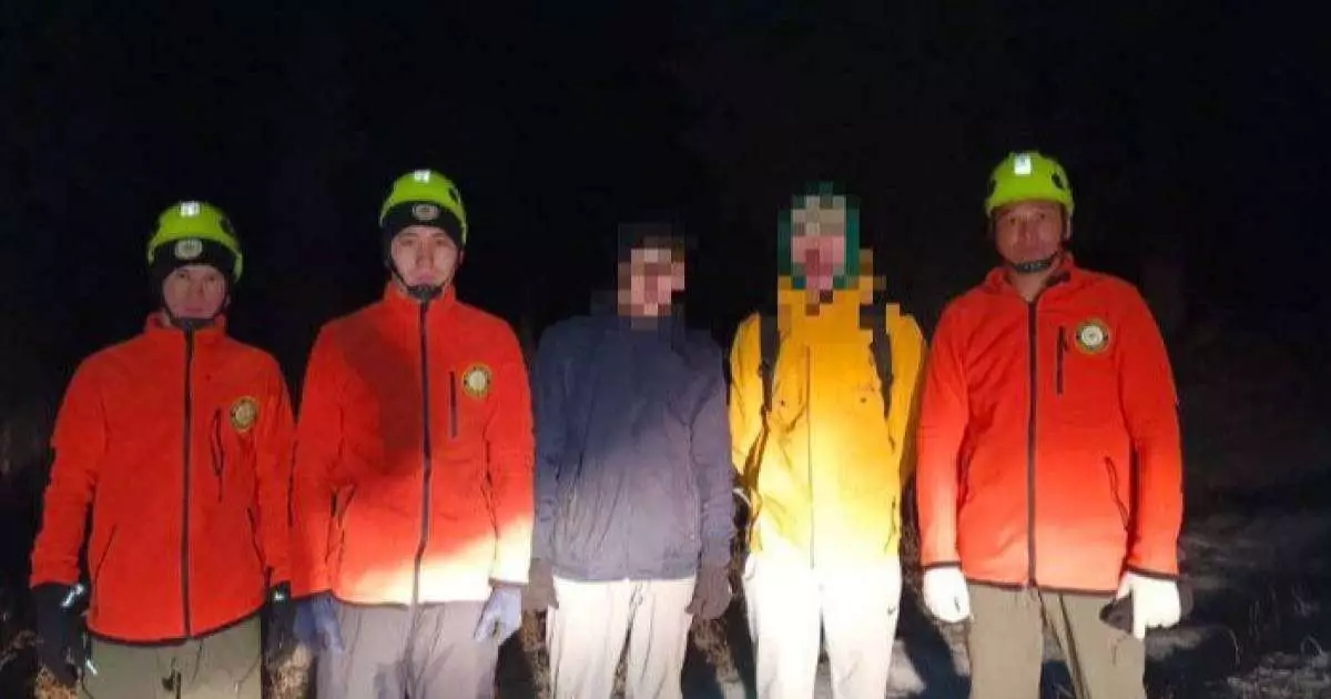  Алматы тауларында екі жасөспірім құтқарылды 