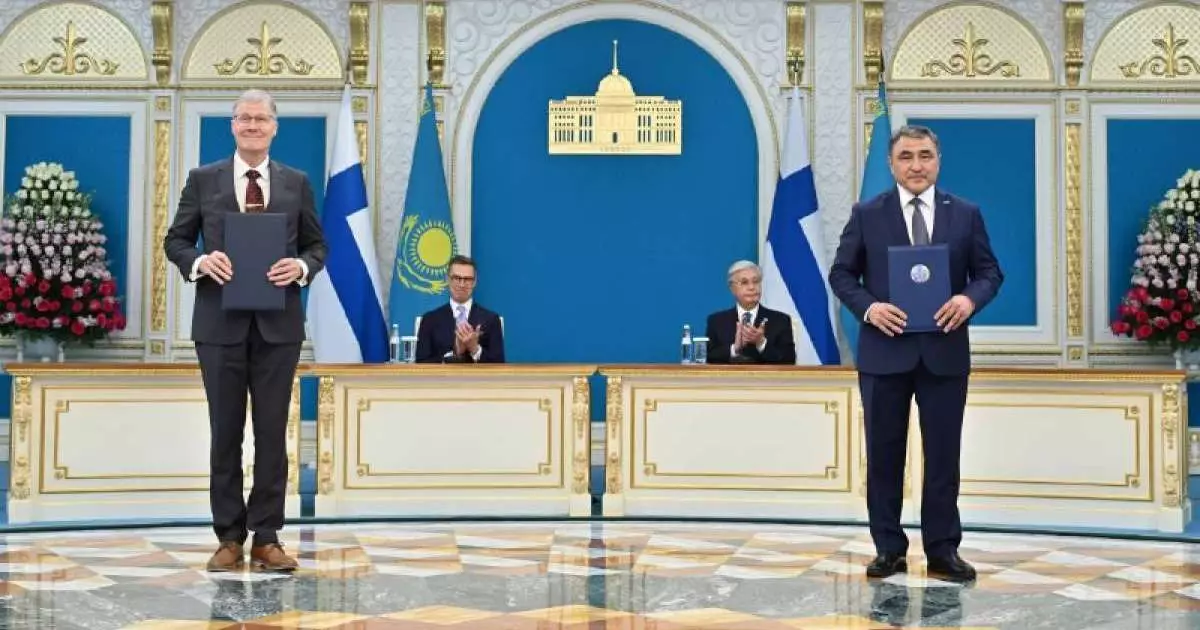  Қазақстан мен Финляндия арасында 15 құжатқа қол қойылды 