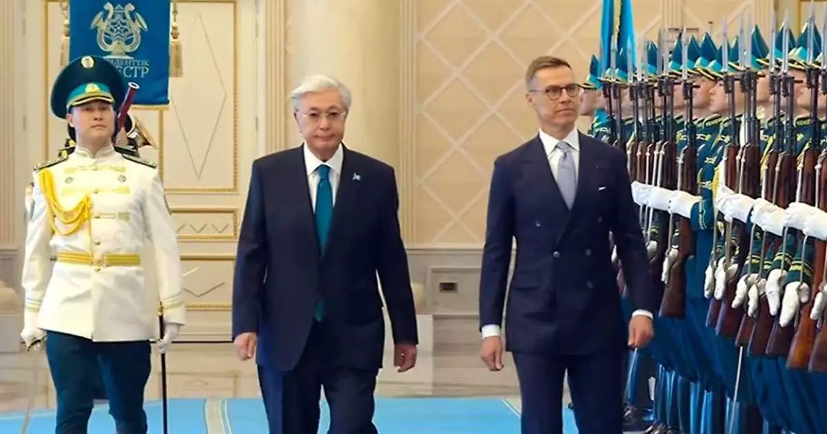  Қасым-Жомарт Тоқаев Финляндия Президентін Ақордада қарсы алды 