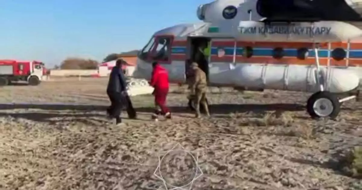  Қызылорда облысында ТЖМ тікұшағы жаңа туған сәбиді облыс орталығына жеткізді 