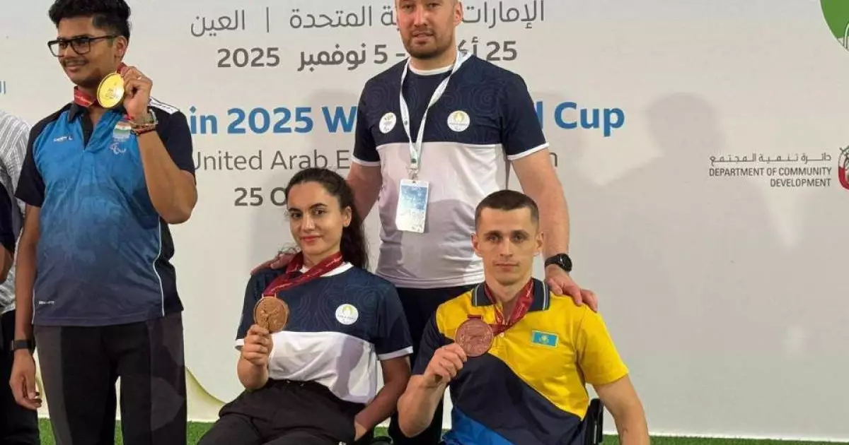  Қазақстандық спортшылар пара оқ атудан әлем кубогінде қола жүлде алды 