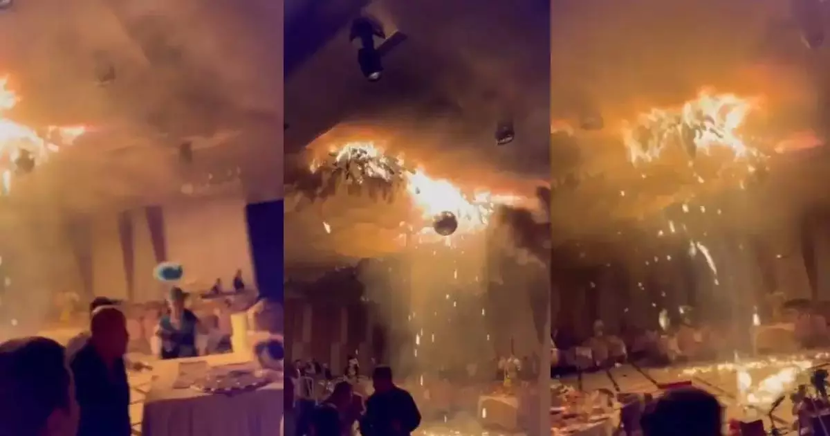  Қазығұртта той кезінде отшашудан өрт шыққан (ВИДЕО) 