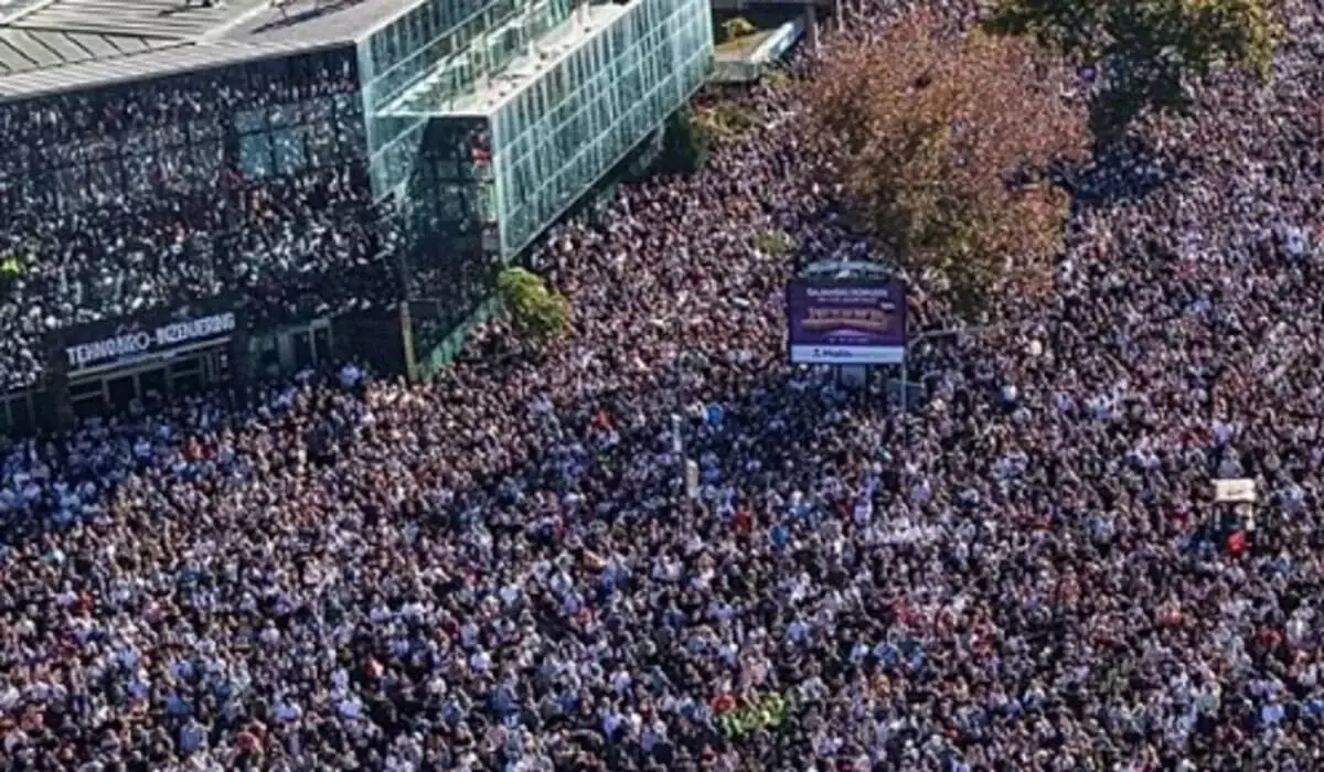 Акции протеста проходят по всей Сербии: 37 человек задержаны