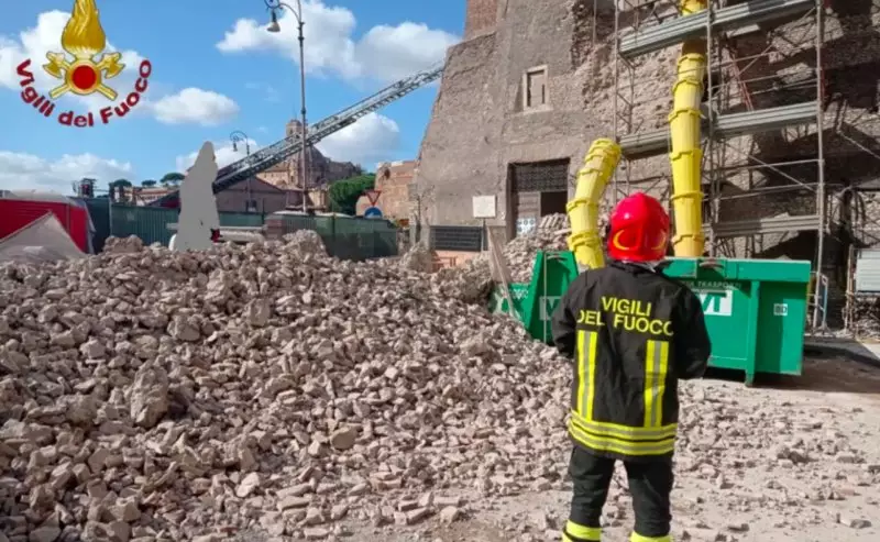 В центре Рима рухнула средневековая башня: пострадали рабочие