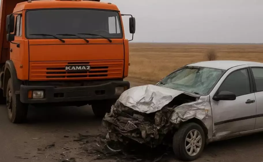 Двое детей погибли в ДТП на трассе Атырауской области