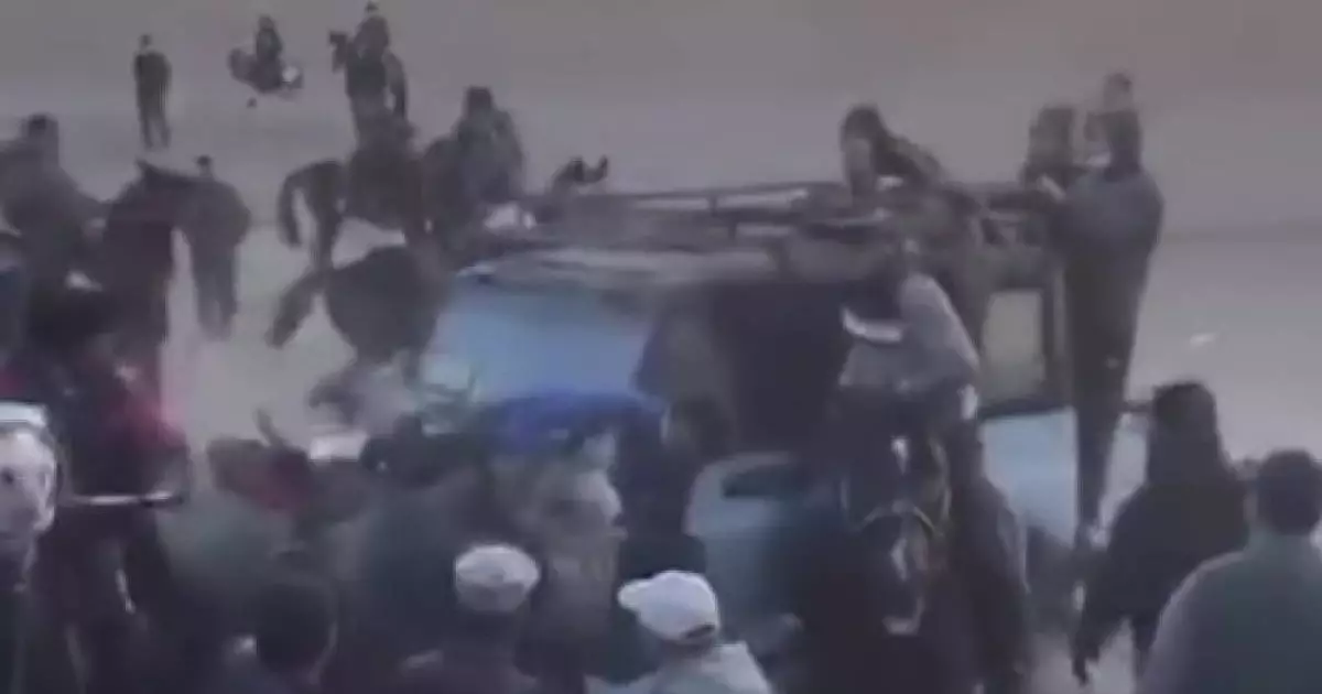  Внедорожник сбил лошадей во время кокпара в Кызылординской области 