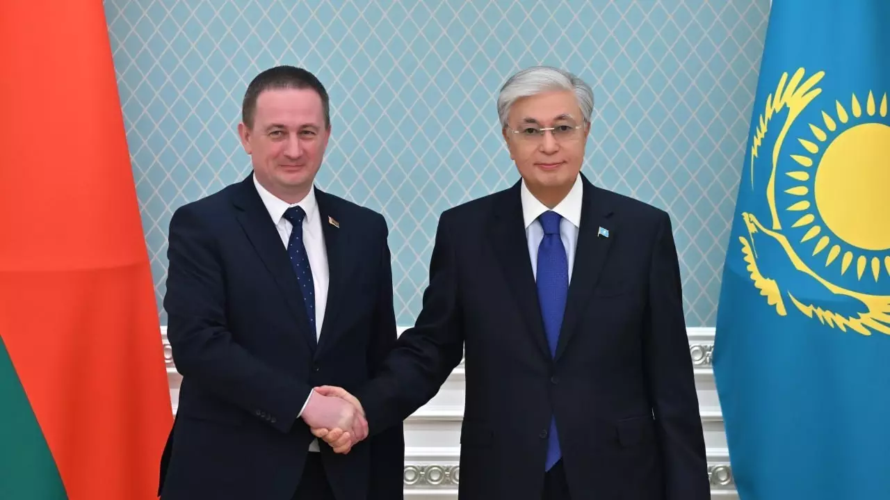 Токаев принял премьера Беларуси