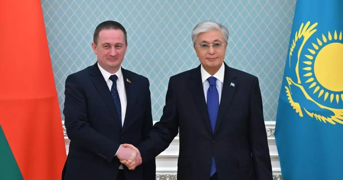   Тоқаев Беларусь премьер-министрі Александр Турчинді қабылдады   