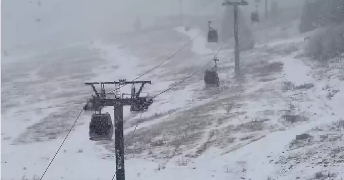  Алматы тауларында қар жауды (ВИДЕО) 