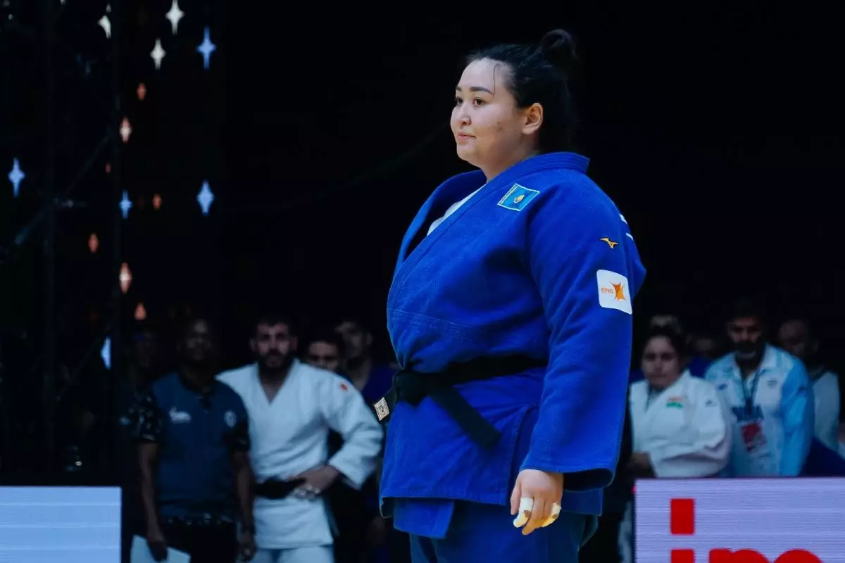 Дзюдошы Кәмила Берліқаш сәбилі болғаннан кейін жаттығуға кірісті