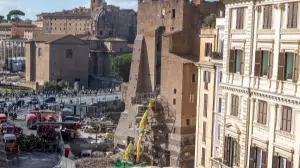 Римде 29 метрлік мұнара құлады