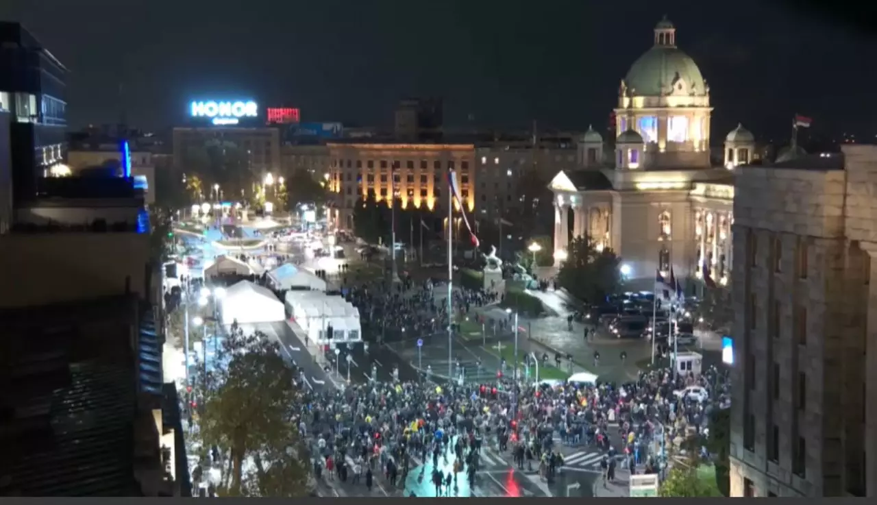 Сербияда шеру жалғасып жатыр