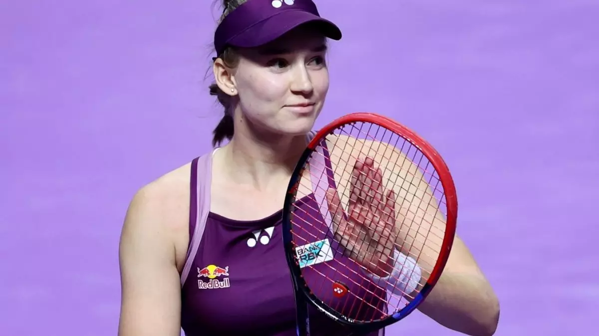 Где смотреть прямую трансляцию матча Рыбакиной на Итоговом турнире WTA