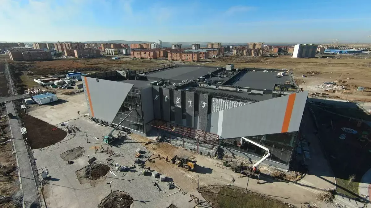 Көкшетауда қайтарылған активтер есебінен жаңа спорт кешені салынып жатыр